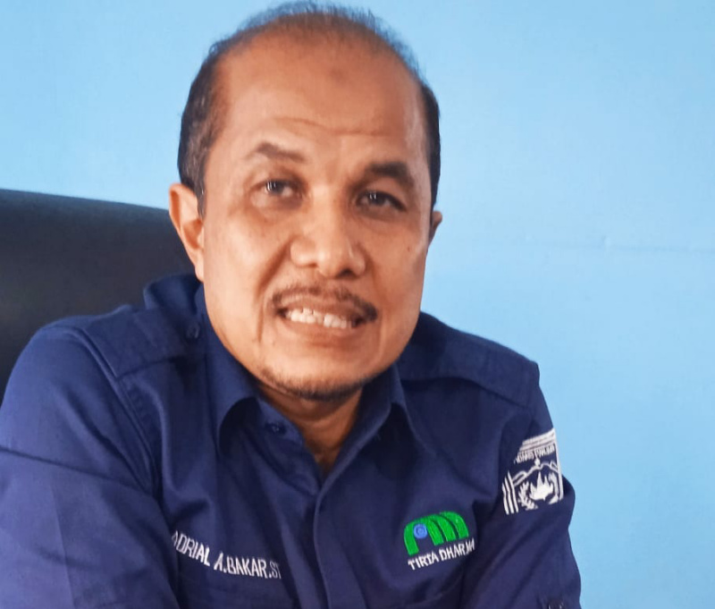 Direktur Perumdam Tirta Serambi Kota Padang Panjang, Adrial Abu Bakar, ST.
