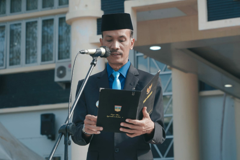 Wabup Yulian Efi membacakan amanat Menteri Komunikasi dan Digital (Komdigi), dalam rangka memperingati 117 Tahun Hari Kebangkitan Nasional (Harkitnas).