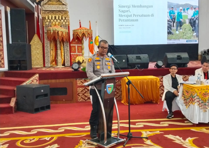 Waka Polres Pesisir Kompol H.Syafrizen, SH pada Rakernas PKPS tahun 2026