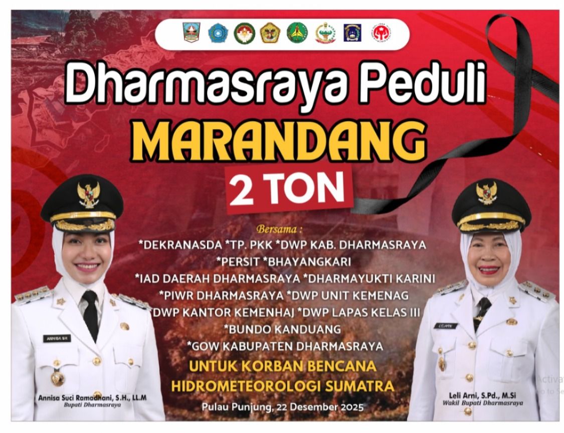 Peduli Bencana Hidrometeorologi Sumatra, Dharmasraya Siapkan 2 Ton Rendang untuk Korban di Tiga Provinsi