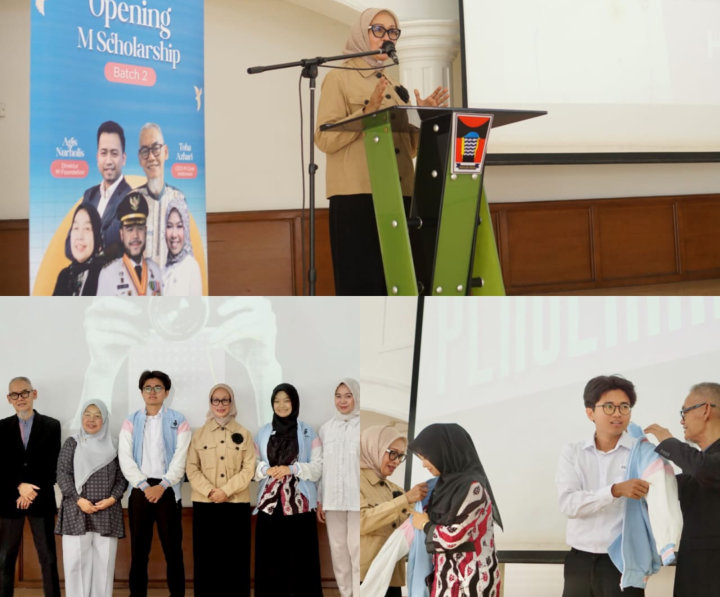Momen berharga di Palanta Wali Kota Padang saat Grand Opening M Scholarship Batch 2