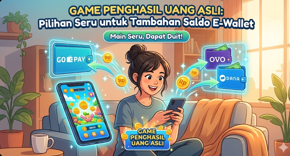 Game Penghasil Uang Asli: Pilihan Seru untuk Tambahan Saldo E-Wallet
