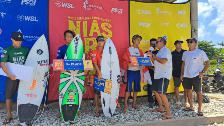Dylan Wilcoxen Raih Gelar Ganda di Nias Pro 2025