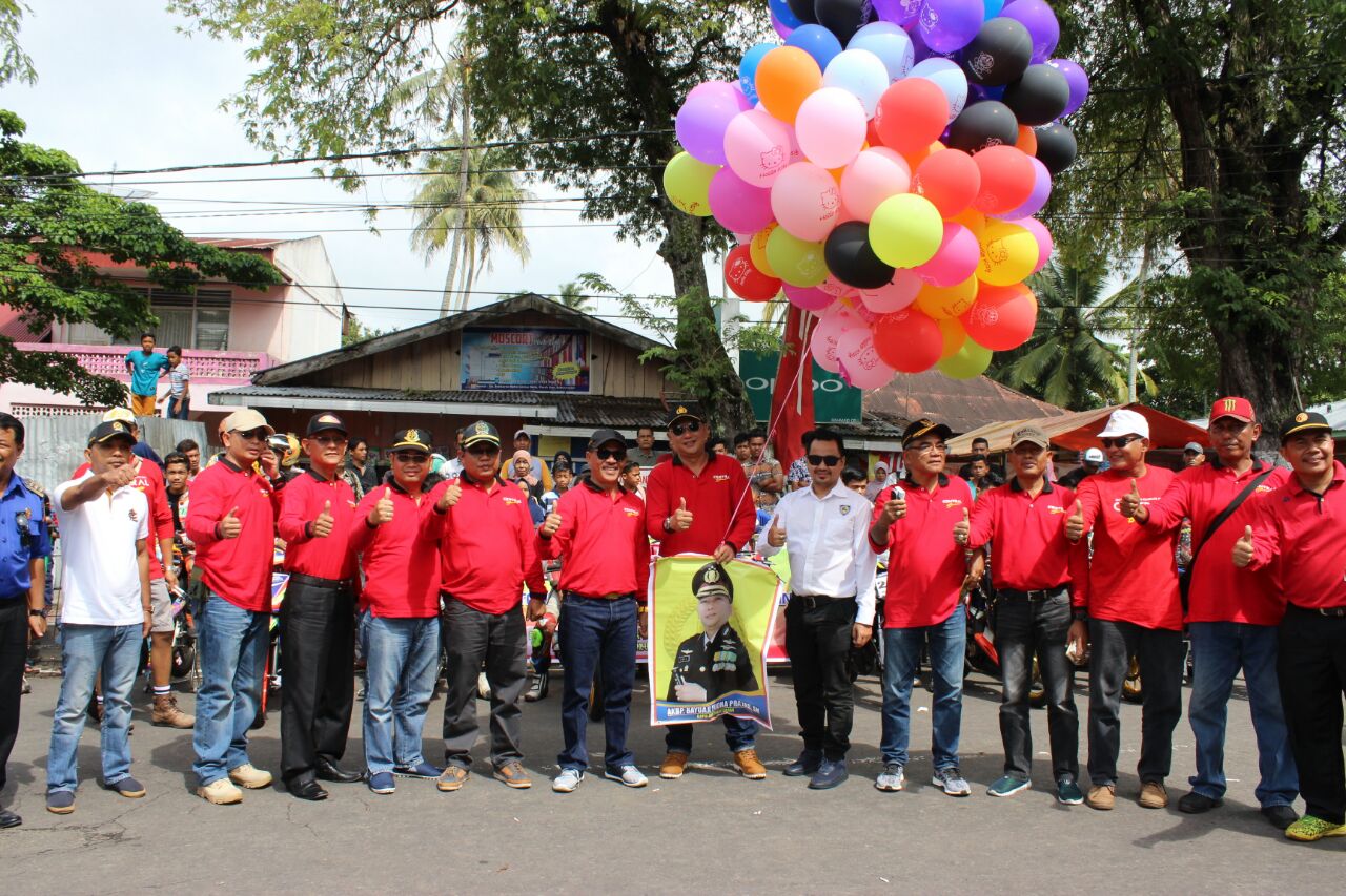 Pelepasan Balon Pembukaan Bhayangkara Road race 2018