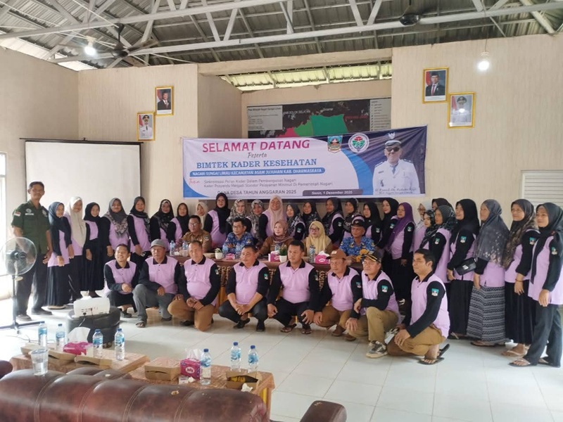 Camat Asam Jujuhan Buka Pelatihan Kompetensi Kader Kesehatan Nagari Sungai Limau