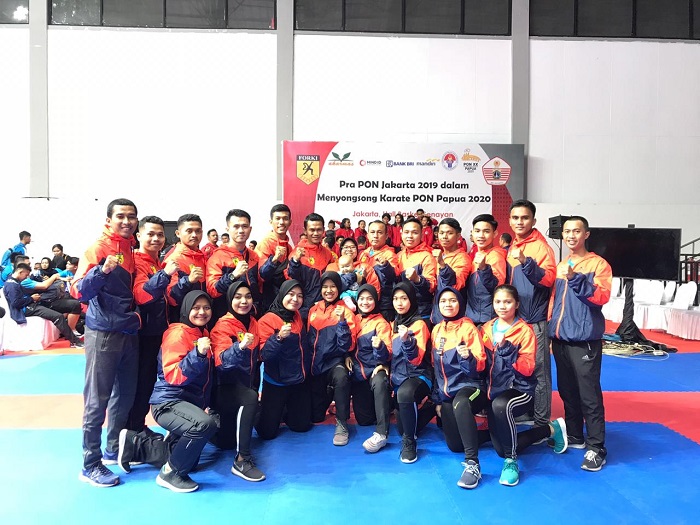 Tim Karate Sumbar  lolos ke Pekan Olahraga Nasional 2020 di Papua 